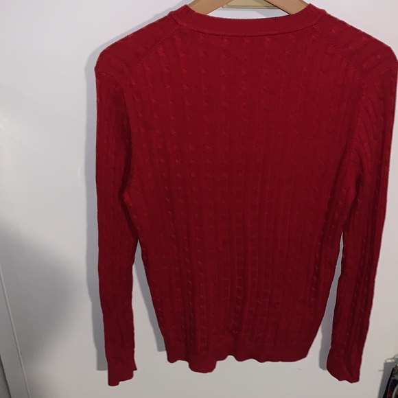 Express Silk Cashmere Blend Red Sweater - Picture 4 of 4